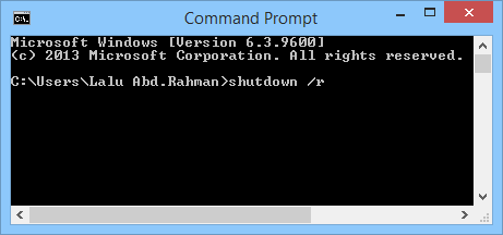 Cara Shutdown atau Restart Komputer Melalui Command Prompt
