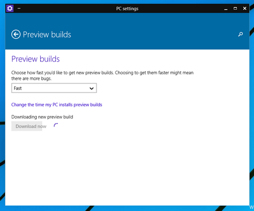 Windows 10 Technical Preview update