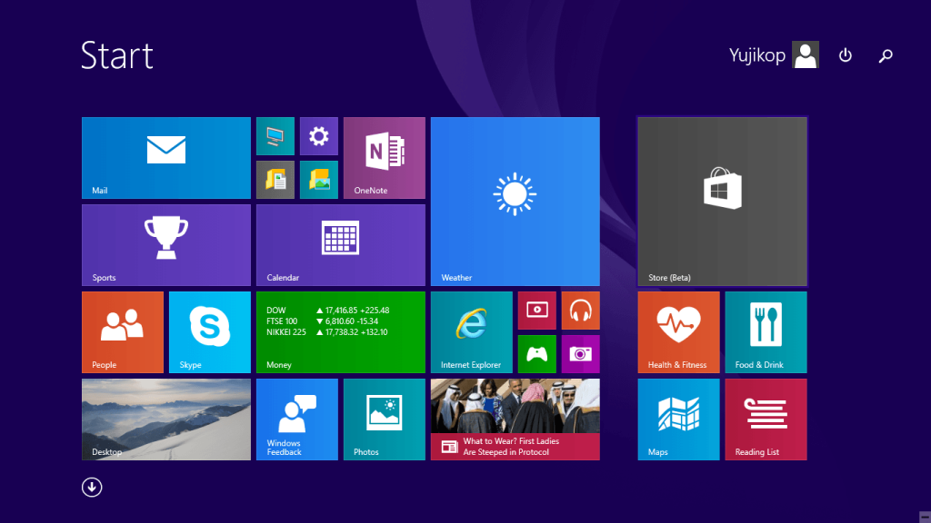 Kembali Start Screen Windows 10 build 9926
