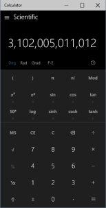 Fitur-fitur Baru Windows 10 Build 9926 - Calculator