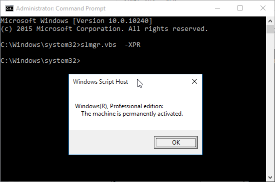KMS manual aktivasi Windows 10 RTM