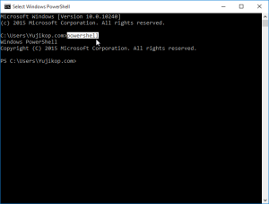 powershell windows 10-command prompt