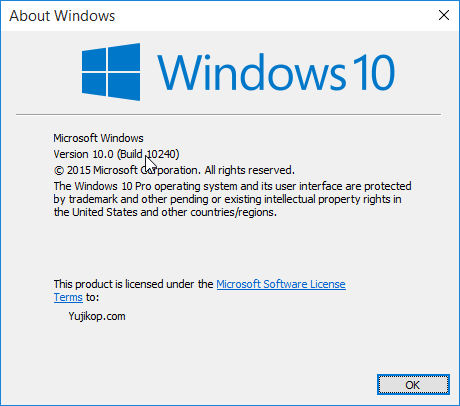Cara Mengetahui atau Melihat Build Number Windows 10