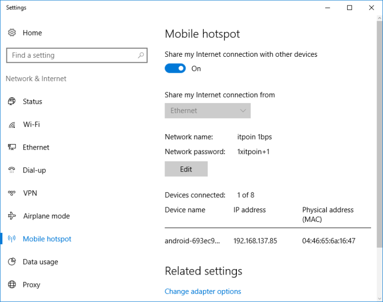 Cara Mengaktifkan Mobile Hotspot Windows 10 Tanpa Software ITPOIN
