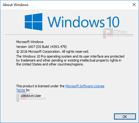 Windows 10 Build 14393.479 Rilis Stabil [KB3201845]