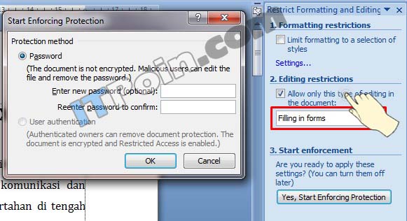 Cara Mengunci File Word Agar Tidak Dapat Copy Paste