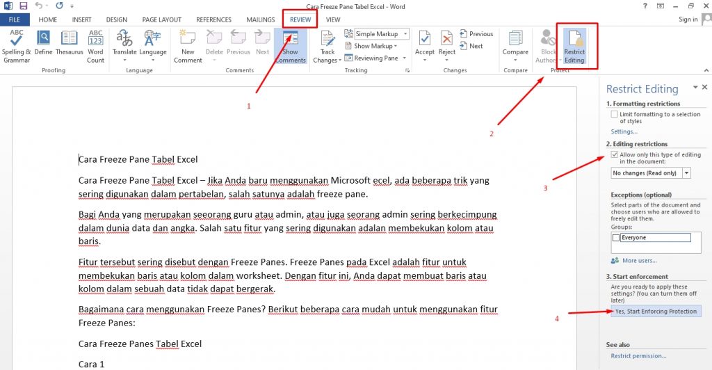 Mengamankan Dokumen Word: Panduan Lengkap Anti-Edit