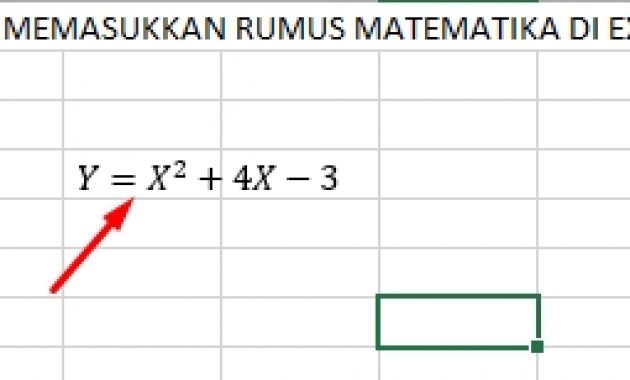 Cara Memasukkan Rumus Matematika Di Excel Itpoin 6972